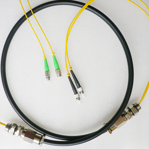 Duplex Waterproof Patch Cord FC/APC to ST/UPC OS2 9/125 Singlemode