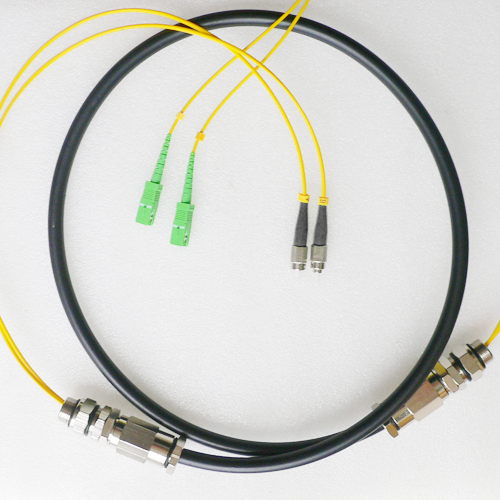 Duplex Waterproof Patch Cord FC/UPC to SC/APC OS2 9/125 Singlemode