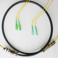 Duplex Waterproof Patch Cord LC/APC to SC/APC OS2 9/125 Singlemode
