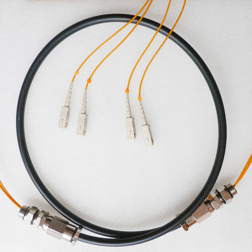Duplex Waterproof Patch Cord SC/UPC to SC/UPC OM2 50/125 Multimode
